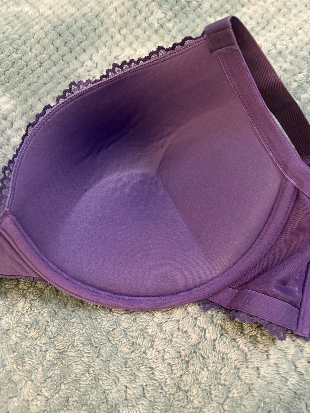torrid Deep Purple Lace Push-Up Bra Full Coverage Plus size 40DDD - Picture 13 of 13
